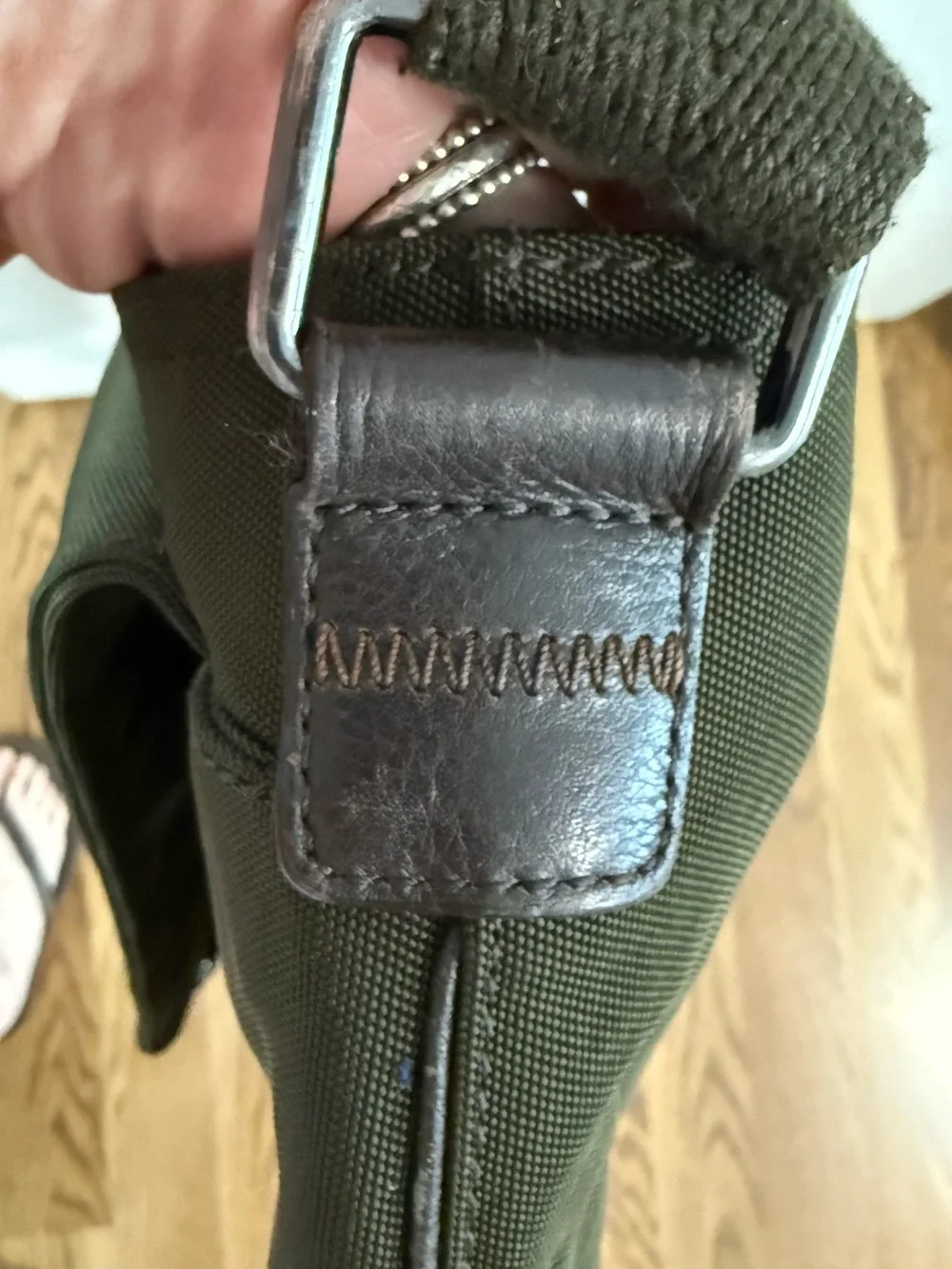 Banana Republic Olive Green Messenger Crossbody Bag